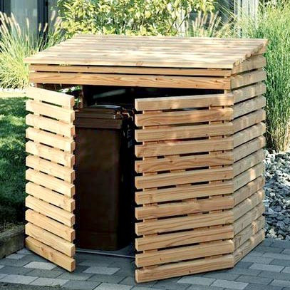 Бокс для мусорного бака 