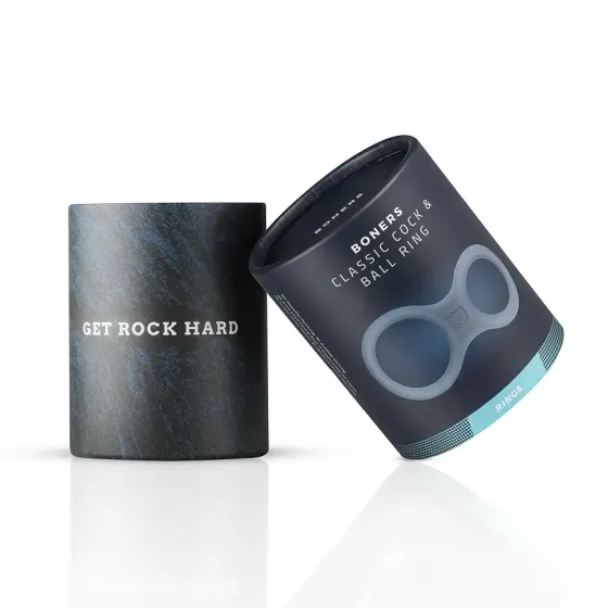 Ерекційне кільце Boners Classic Cock & Ball Ring - Grey Львів