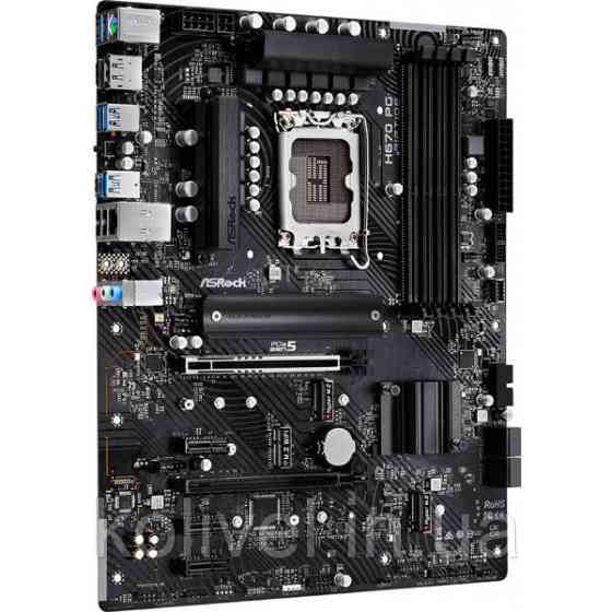 ASRock H670 PG RIPTIDE (1700/H670, 4*DDR4, 2xPCIex16, 4xSATAІІІ, 3xM.2, 2.5GLan, 7.1ch, ATX) (H670 PG RIPTIDE) Киев