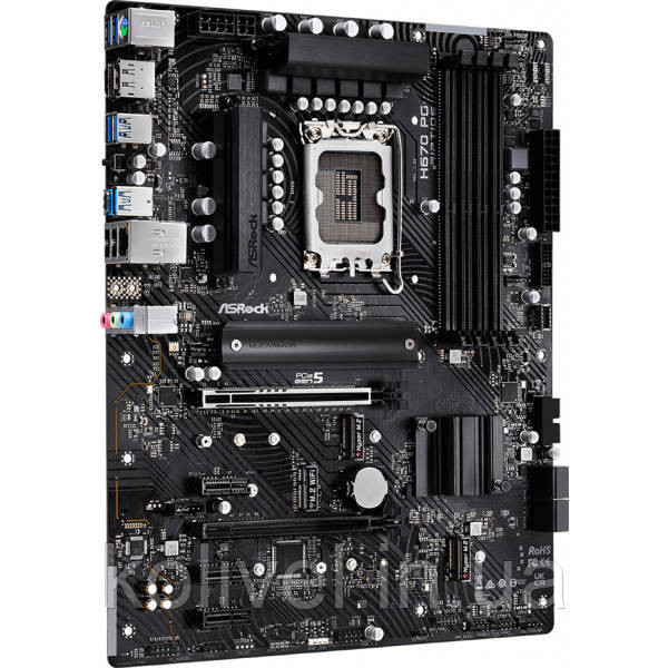 ASRock H670 PG RIPTIDE (1700/H670, 4*DDR4, 2xPCIex16, 4xSATAІІІ, 3xM.2, 2.5GLan, 7.1ch, ATX) (H670 PG RIPTIDE) Киев - изображение 2