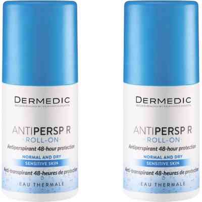 Антиперспірант Dermedic Antipersp R 48-годинний захист 2 x 60 г (5901643176006) Вінниця