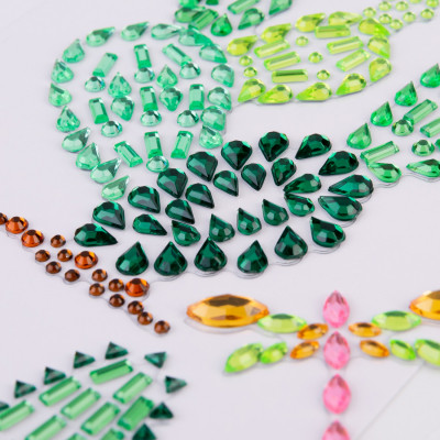 Набор для творчества Santi Trendy Cactus аплікація зі страз самоклеючих 9.5х15 см (742536) Винница - изображение 2