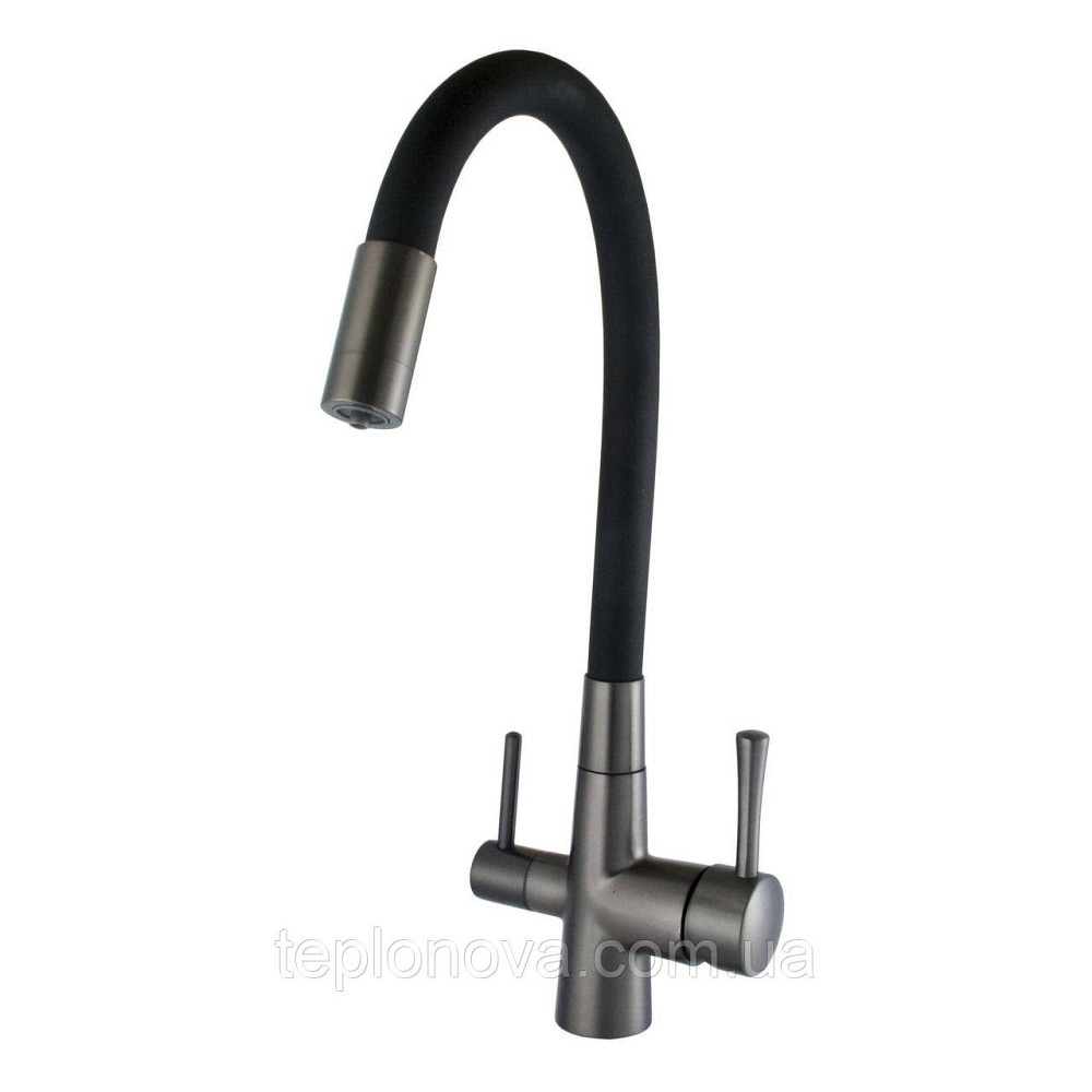 Змішувач для кухні під осмос Globus Lux LAZER GLLR-0903-11-GRAPHITE Чернівці - фото 7