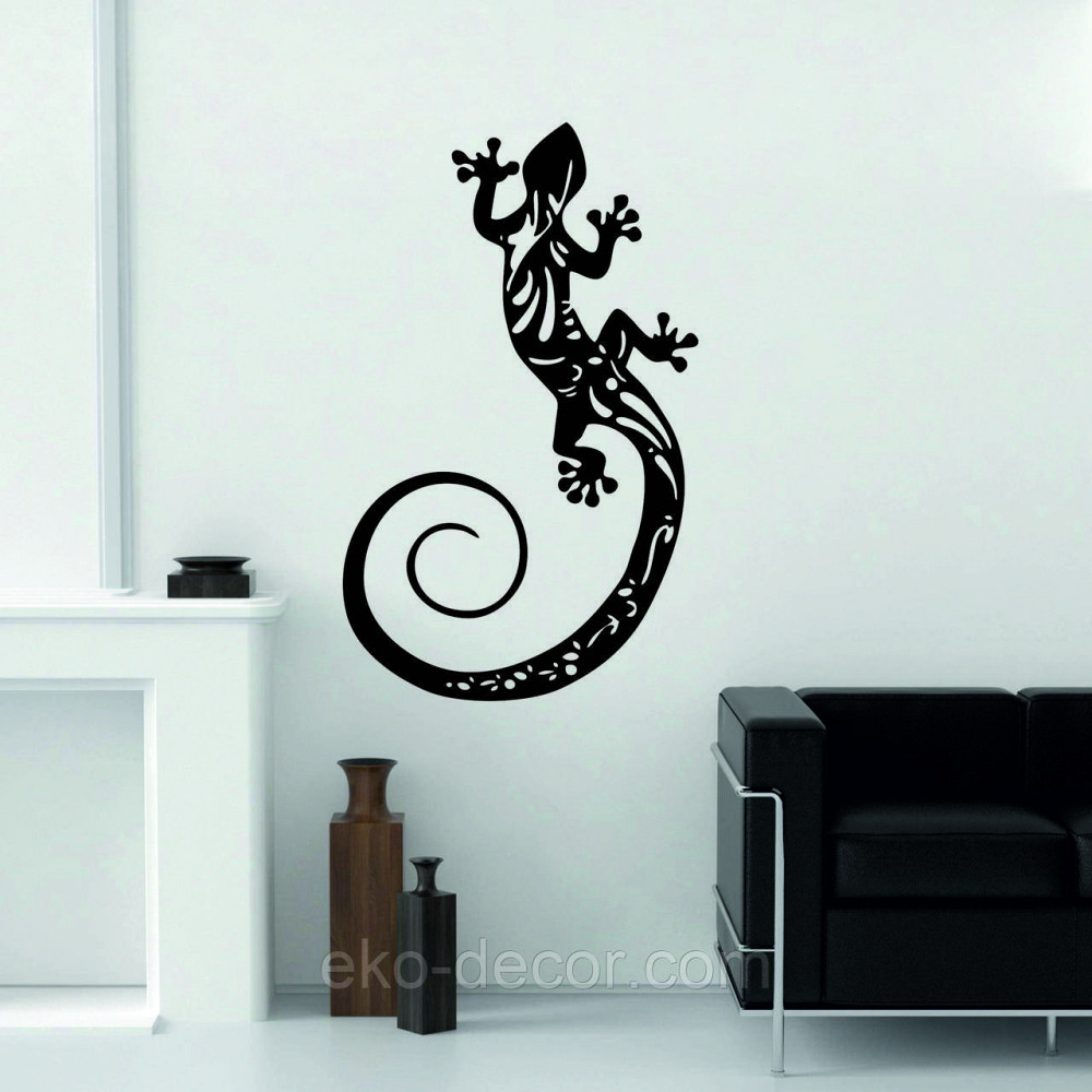 Декоративне настінне 3D Панно «Ящірка» Декор на стіну з об'ємом Київ - фото 4