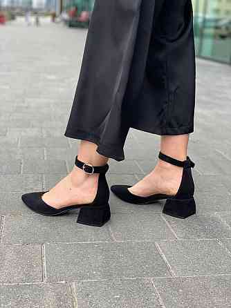 Ando-Borteggi Босоніжки жіночі Ando-Borteggi БСЖ/57 чорні (літо, замша натуральна) (4608) Коломыя