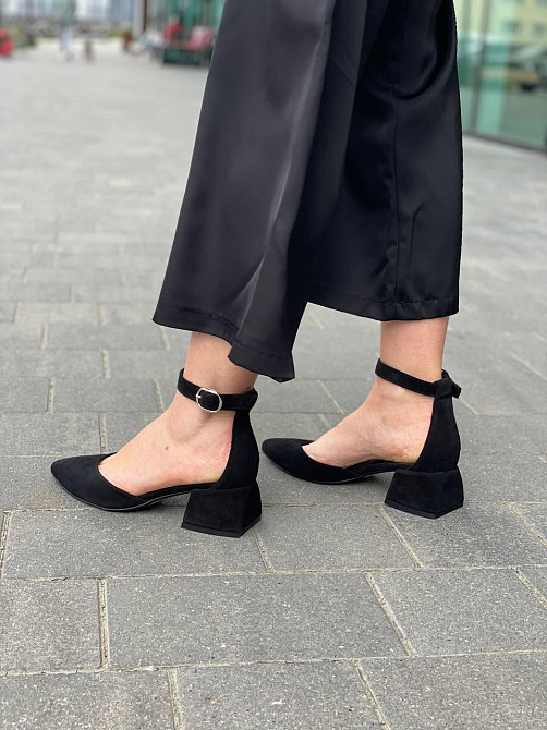 Ando-Borteggi Босоніжки жіночі Ando-Borteggi БСЖ/57 чорні (літо, замша натуральна) (4608) Коломия - фото 2