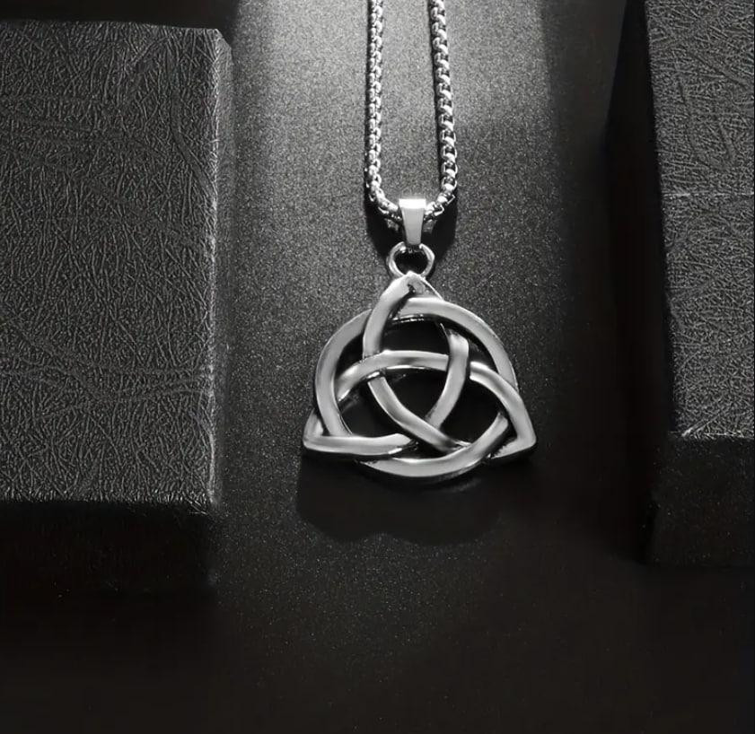 Підвіска-амулет у скандинавському стилі «Кельтський вузол Трикветр», Скандинавський кельтський амуле Київ - фото 1