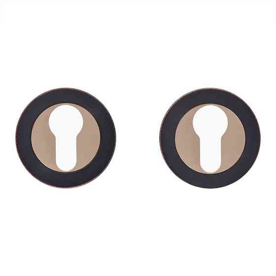 Накладки на цилиндр Gavrohe Z2-EH ORB/PB черный с патиной/ золото Киев