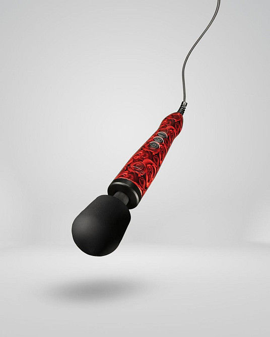 Вібромасажер DOXY Original ROSE PATTERN, дуже потужний, живлення 220В, пульсівні вібрації Sex Aura Київ - фото 5