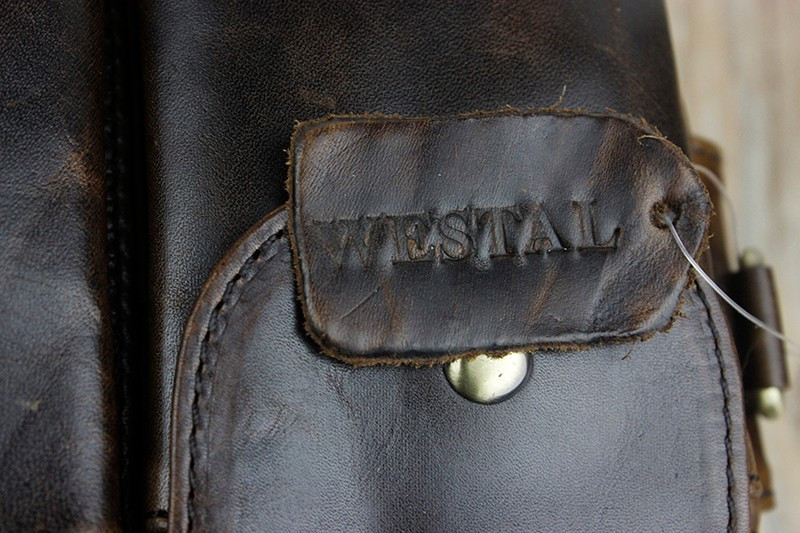 Сумка на пояс/через плече з натуральної шкіри коричнева Київ - фото 4