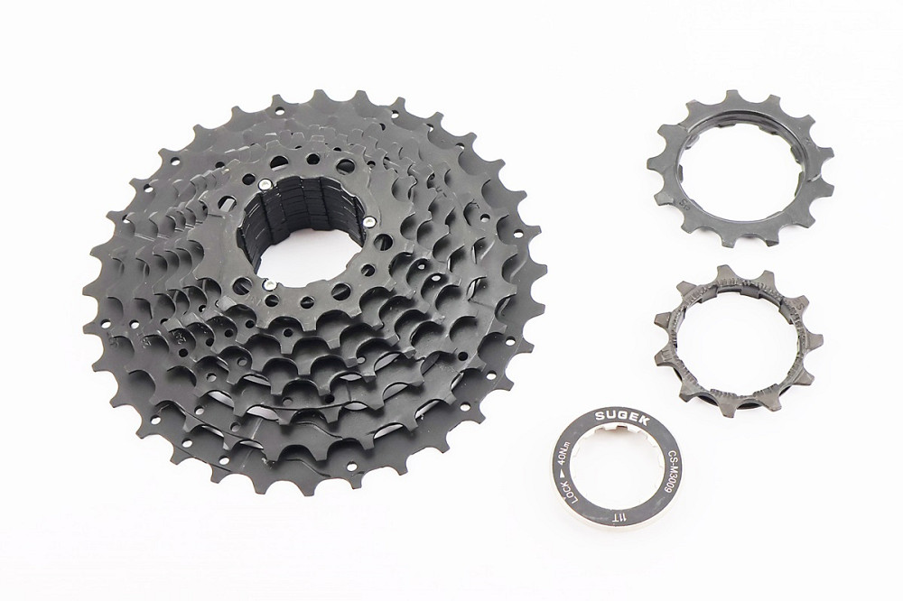 Касета 9зв. 11.13.15.17.19.21.24.28.32Т, чёрная CS-M3009 Київ - фото 1