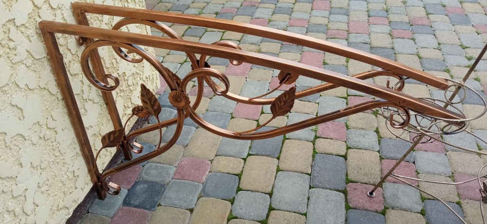 Боковины для козырька кованые 1 м V-008 Киев - изображение 2