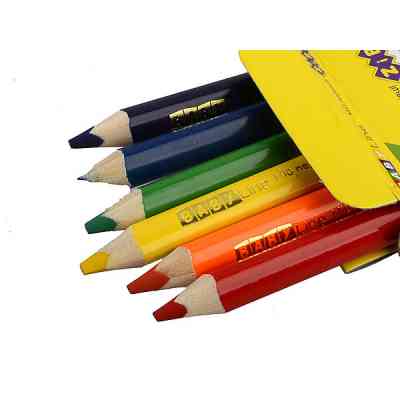 Олівці кольорові ZiBi Baby line mini jumbo 6 кольорів (ZB.2450) Вінниця