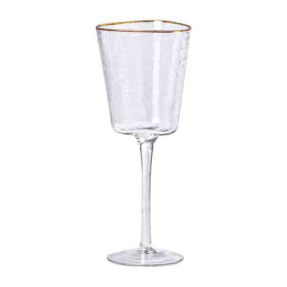 Yiwu Набір з 6 келихів 350 мл, для вина із золотим обідком HP-16-22 Коломия