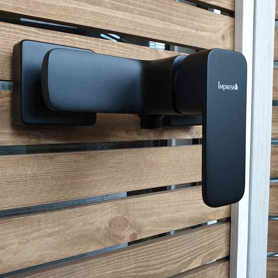 Змішувач для душу IMPRESE BILOVEC (15256) чорний Київ