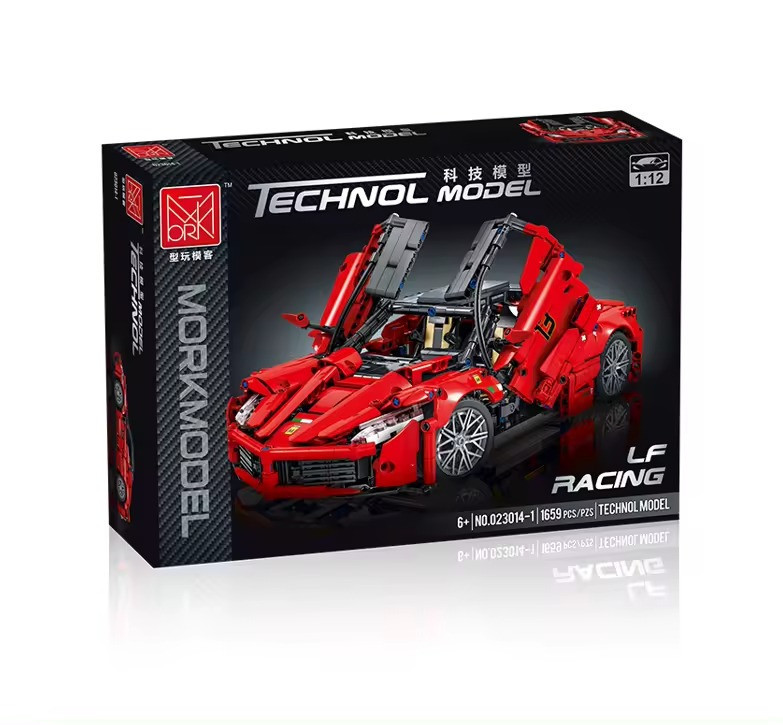 Конструктор спортивний автомобіль Ferrari на 1659 деталей, червоний Кам'янець-Подільський - фото 4