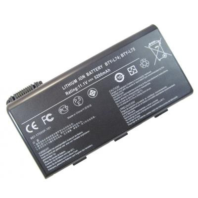 Аккумулятор для ноутбука AlSoft MSI BTY-L74 5200mAh 6cell 11.1V Li-ion (A41554) Винница - изображение 2