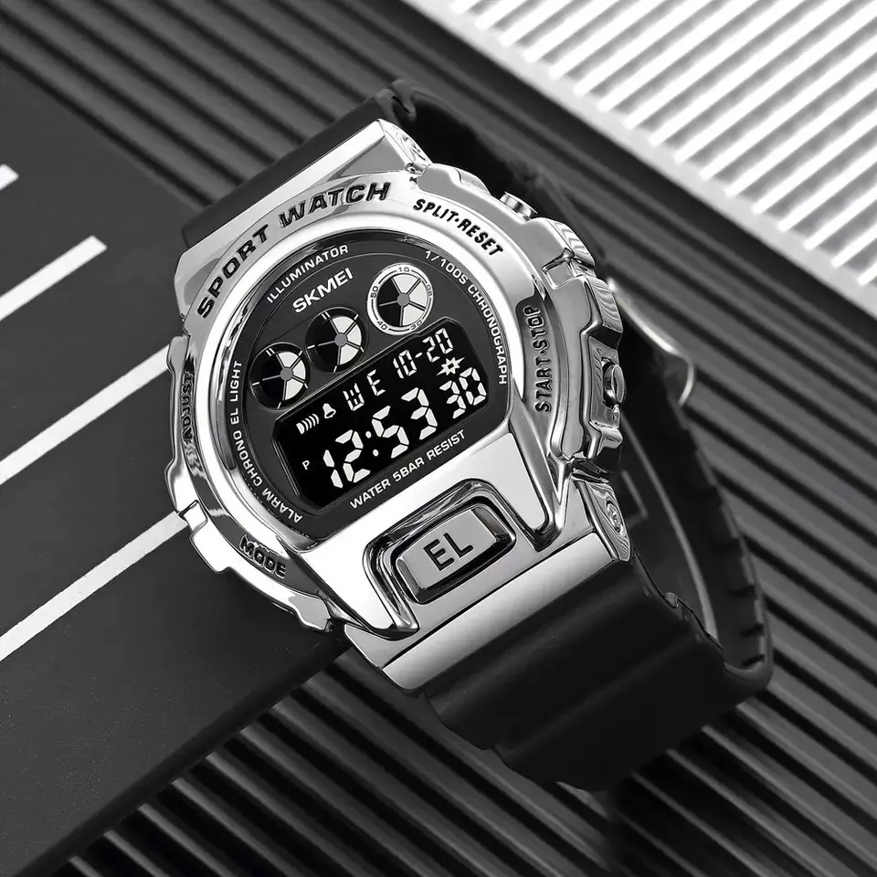 Чоловічий наручний годинник Skmei 1905 Сріблястий Вінниця - фото 3