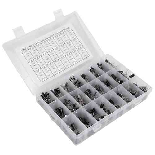 Конденсаторы электролитические 510шт 0.1мкФ-1000мкФ 10-50В, 24 вида Винница