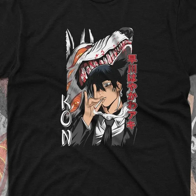 Футболка для підлітка хлопчика з принтом Человек Бензопила Акі Хаякава Розмір 160 Anime10488 Дніпро - фото 4