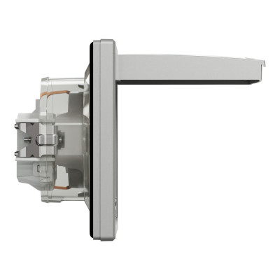 Розетка Schneider Electric ASFORA з кришкою IP44, алюміній (EPH3100361) Вінниця - фото 3