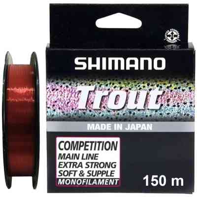 Волосінь Shimano Trout Competition Mono 150m 0.16mm 2.16kg Red (2266.31.90) Вінниця