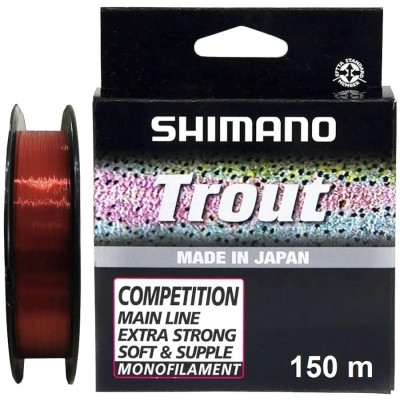 Леска Shimano Trout Competition Mono 150m 0.16mm 2.16kg Red (2266.31.90) Винница - изображение 1