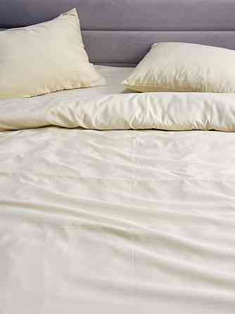 Ecotton Комплект постільної білизни Ecotton двоспальний 180х215 см однотонний кремовий Cream Ye Коломия