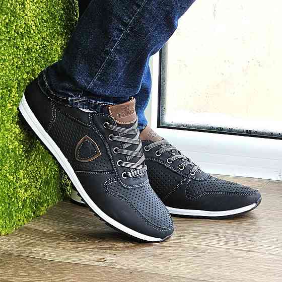 Мужские Мокасины Летние Кроссовки Сеточка Черные (размеры: 40,41,42,43,44,45) Видео Обзор - 04-1 Днепр