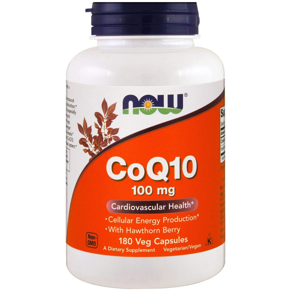 Коэнзим Q10 Now Foods CoQ10 100 мг 180 вегетарианских капсул Киев - изображение 1