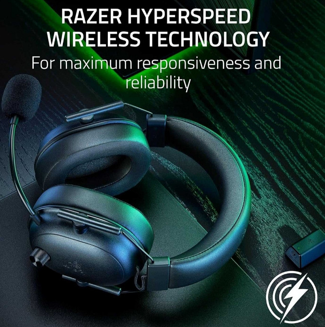 Безпроводная игровая Гарнитура Razer BlackShark V2 HyperSpeed Киев - изображение 1