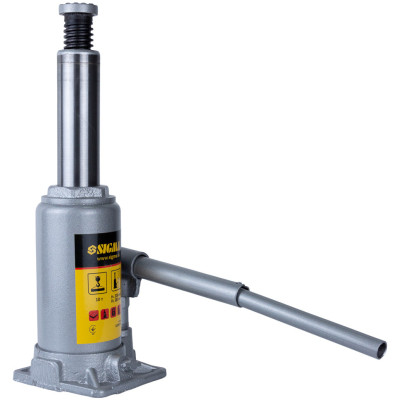 Домкрат Sigma гидравлический бутылочный 10т H 200-385мм (6106101) Винница - изображение 3