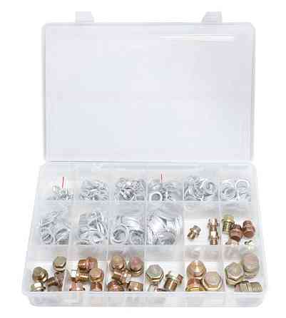 Набір маслозливних отворів з шайбами 534пр.(М10, М12-М16, М18, М20), в кейсі Одеса