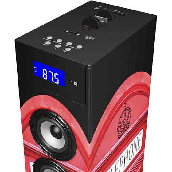 Мультимедійна Bluetooth-колонка Bigben Interactive London design Червоний Київ