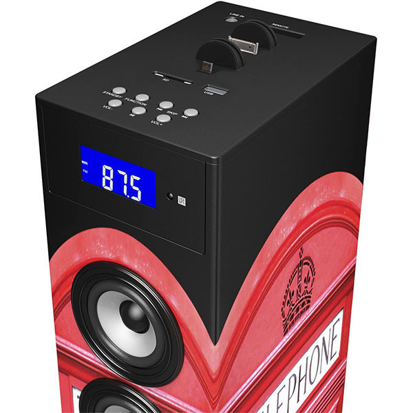 Мультимедійна Bluetooth-колонка Bigben Interactive London design Червоний Київ - фото 2
