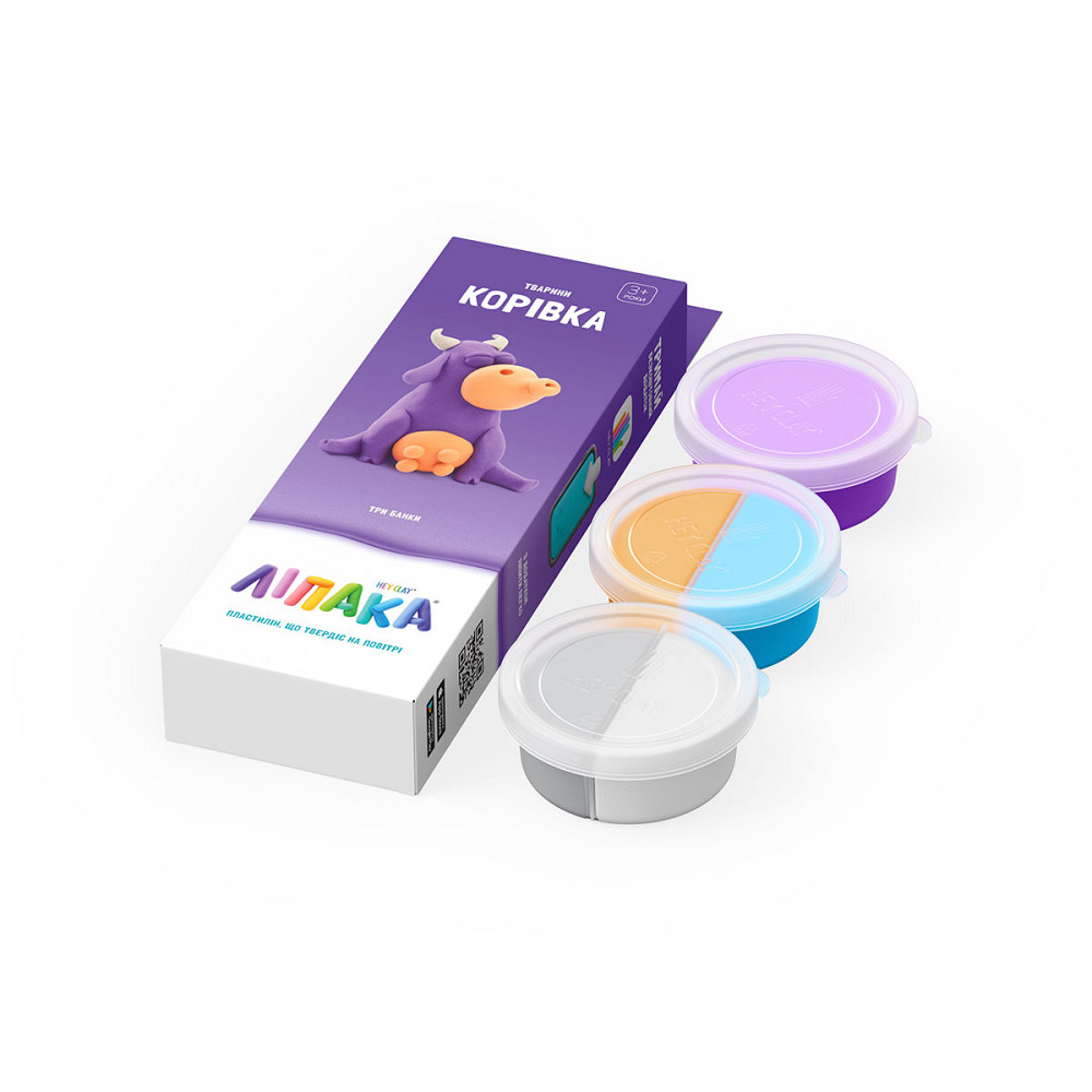 Набір пластиліну, що самостійно твердіє, ЛІПАКА – Корівка Дніпро - фото 2