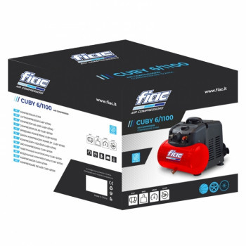 Компресор безоливовий CUBY 6/1100 8 бар, продуктивність 9,60 м3/годину Одеса - фото 9