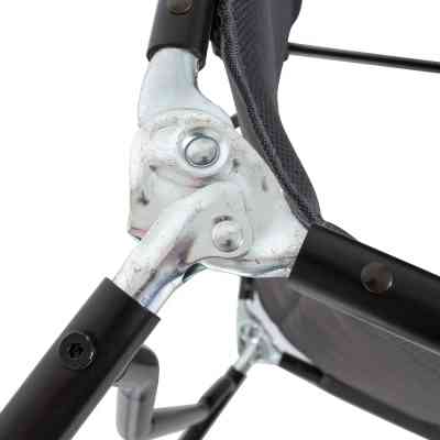 Розкладачка Bo-Camp Sun Lounger With Sunscreen 5 Positions Grey (1304492) (DAS303260) Вінниця