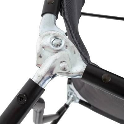 Раскладушка Bo-Camp Sun Lounger With Sunscreen 5 Positions Grey (1304492) (DAS303260) Винница - изображение 5