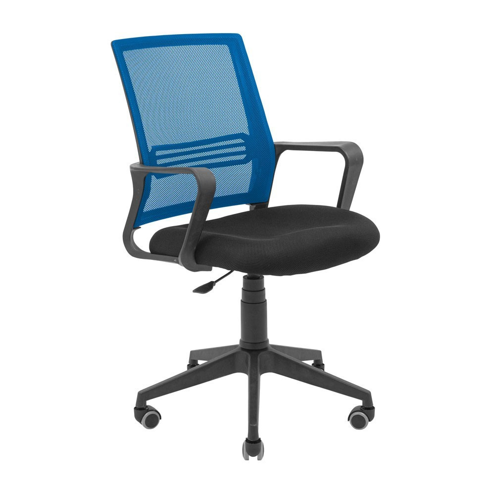 Офисное кресло руководителя Richman Gina Piastra Черно-синий Днепр - изображение 1