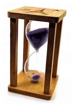 Годинник пісочний 20 хвилин бамбуковий Time is Money Київ