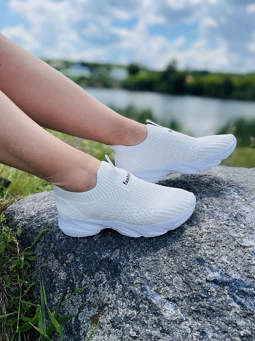 LB Сліпони жіночі LB 778-2 білі (весна-літо, сітка) (5073) Коломия - фото 8