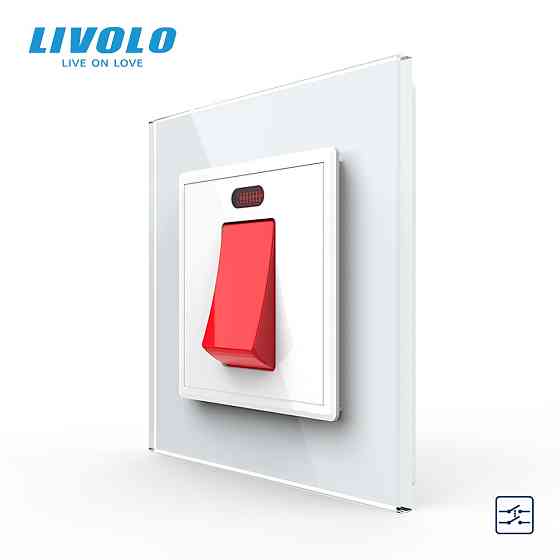 LIVOLO Майстер вимикач 20 ампер Livolo білий (VL-C7KMKV20A-2WP) Коломыя