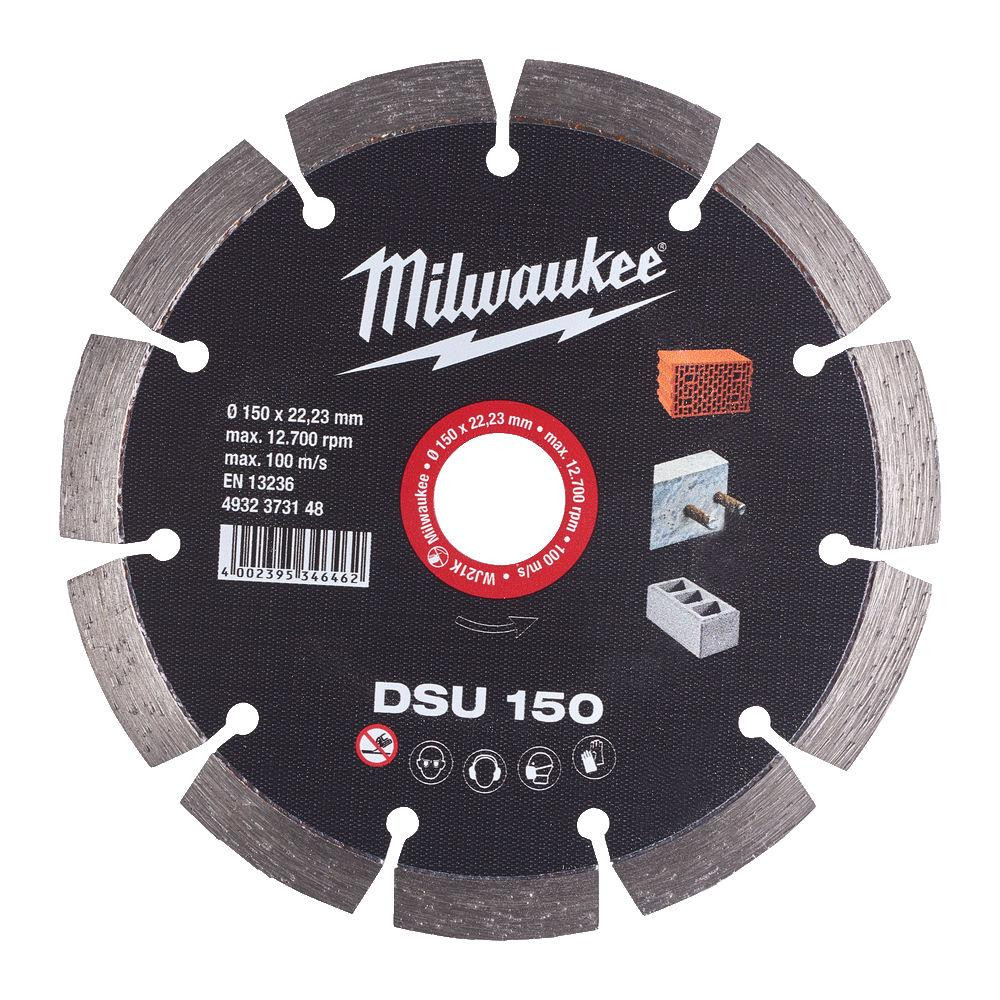 Диск алмазний MILWAUKEE DSU 150, діаметр 150мм (для штроборізів) Одеса - фото 2