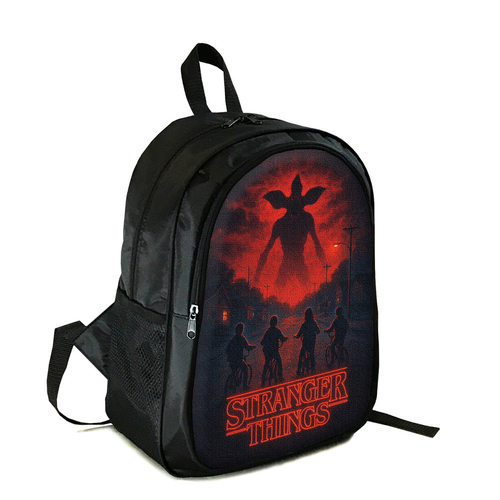 Рюкзак підлітковий/шкільний 38×28 см з принтом Дуже дивні справи / Stranger Things на два відділення для хлопчика, дівчин (4420) Київ - фото 1