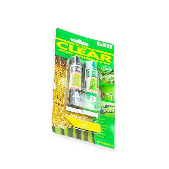 Клей двокомпонентний епоксидний Alteco 3 Ton Cleer 5хв (20 гр) Мукачево