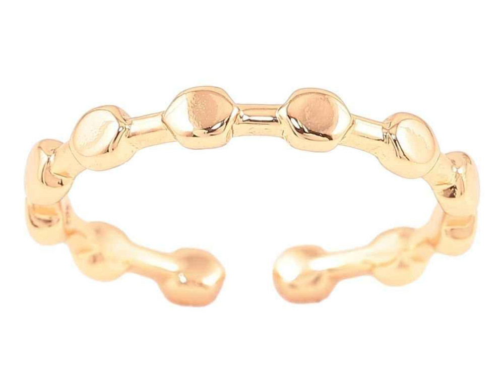 Каблучка Позолота 18K «Декоративний візерунок» (258705) р.16-17 ТМ XUPING Київ - фото 1