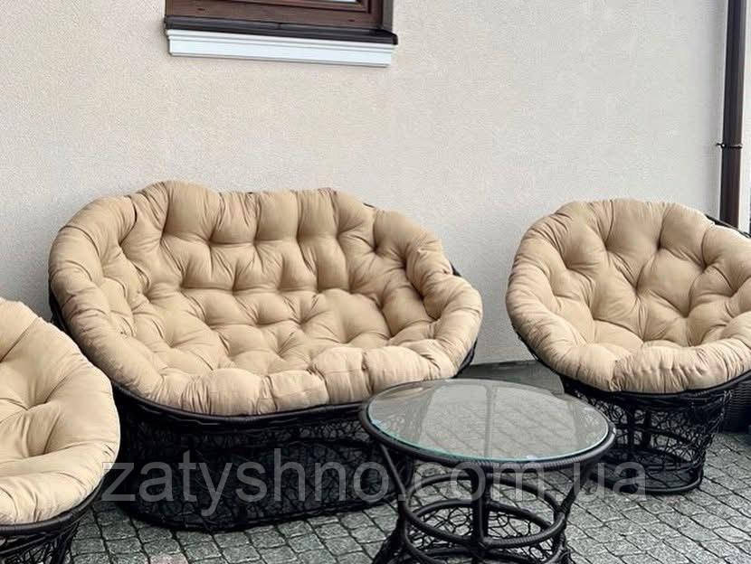 Вуличні плітні меблі з накидками Київ - фото 1