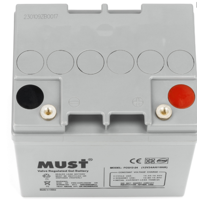 Гелевый Аккумулятор Must 12V 24Ah Fcg12-24 Киев - изображение 2