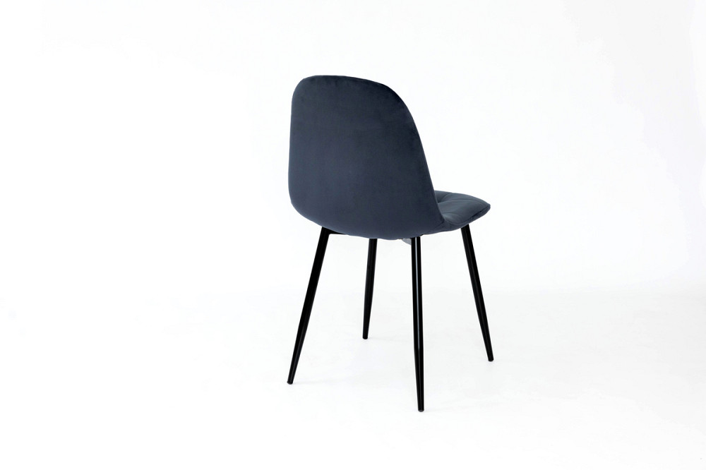 Стілець Квест, чорний / велюр темно-синій Киев - изображение 6